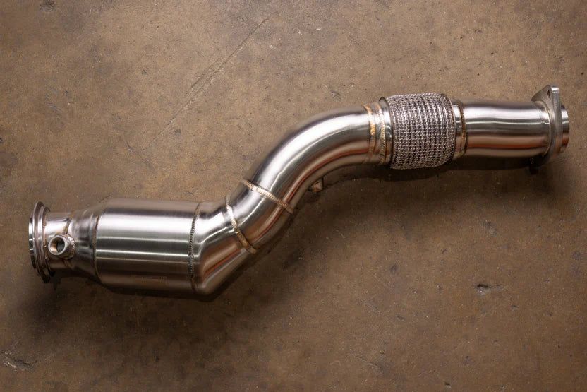 Valvetronic Designs - Stainless High-Flow Catted Downpipes (400 Cell) - BMW G8X M2/M3/M4