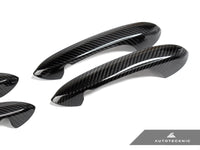 AutoTecknic Dry Carbon Door Handle Trim Set - G82 M4 Coupe | G83 M4 Convertible