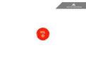 AutoTecknic Bright Red Audio Volume Button - F91/ F92/ F93 M8