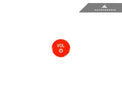 AutoTecknic Bright Red Audio Volume Button - F95 X5M | F96 X6M