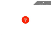 AutoTecknic Bright Red Audio Volume Button - F95 X5M | F96 X6M