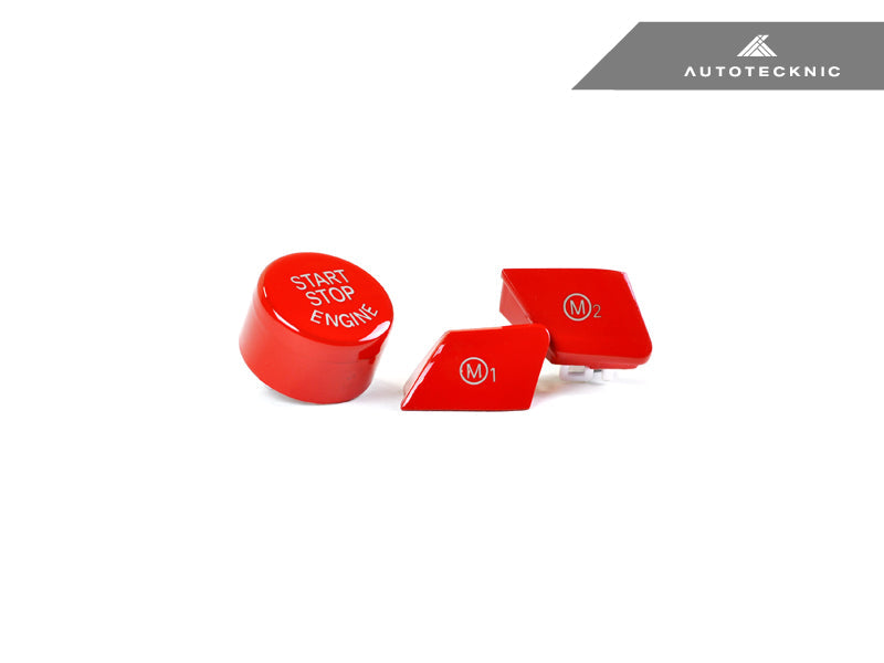 AutoTecknic Bright Red M1/ M2 Button Set - F85 X5M | F86 X6M