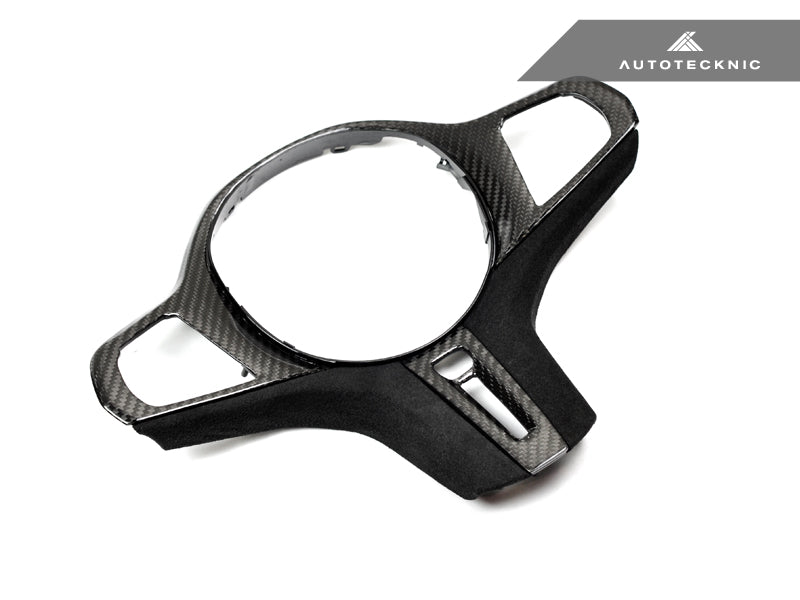 AutoTecknic Carbon Alcantara Steering Wheel Trim - F90 M5 2020-Up