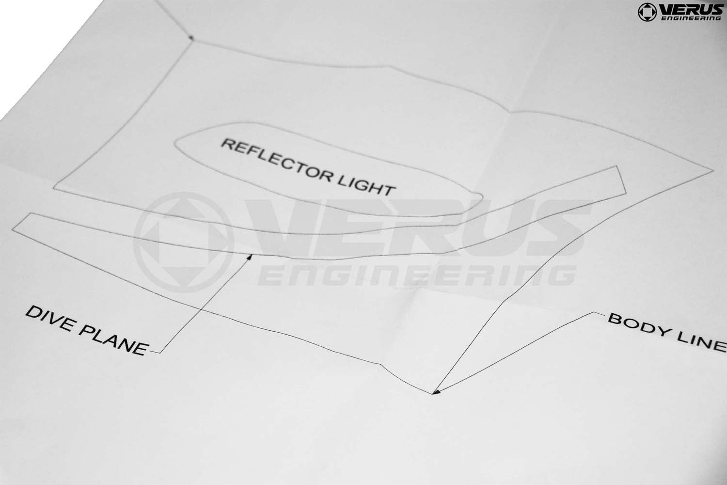 Verus Engineering - Dive Plate/Canard Kit - BMW E92 M3