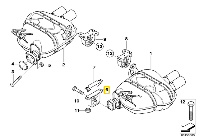 Powerflex - Exhaust Mounting Bushing/Bracket - BMW E85/E86 Z4M