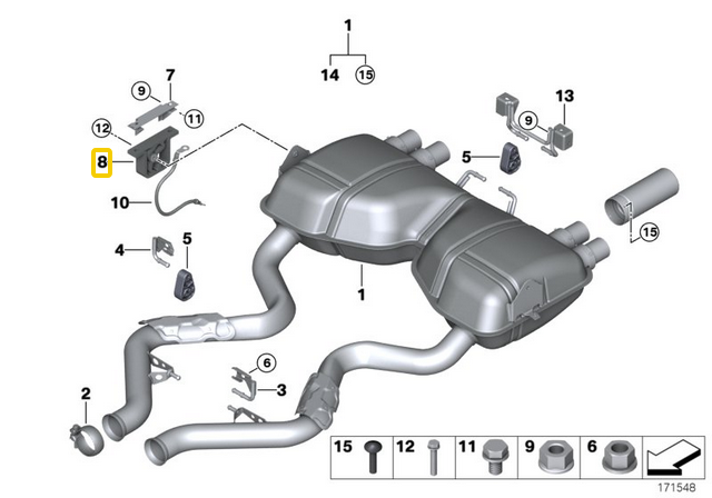 Powerflex - Exhaust Mounting Bushing/Bracket - BMW E9X M3