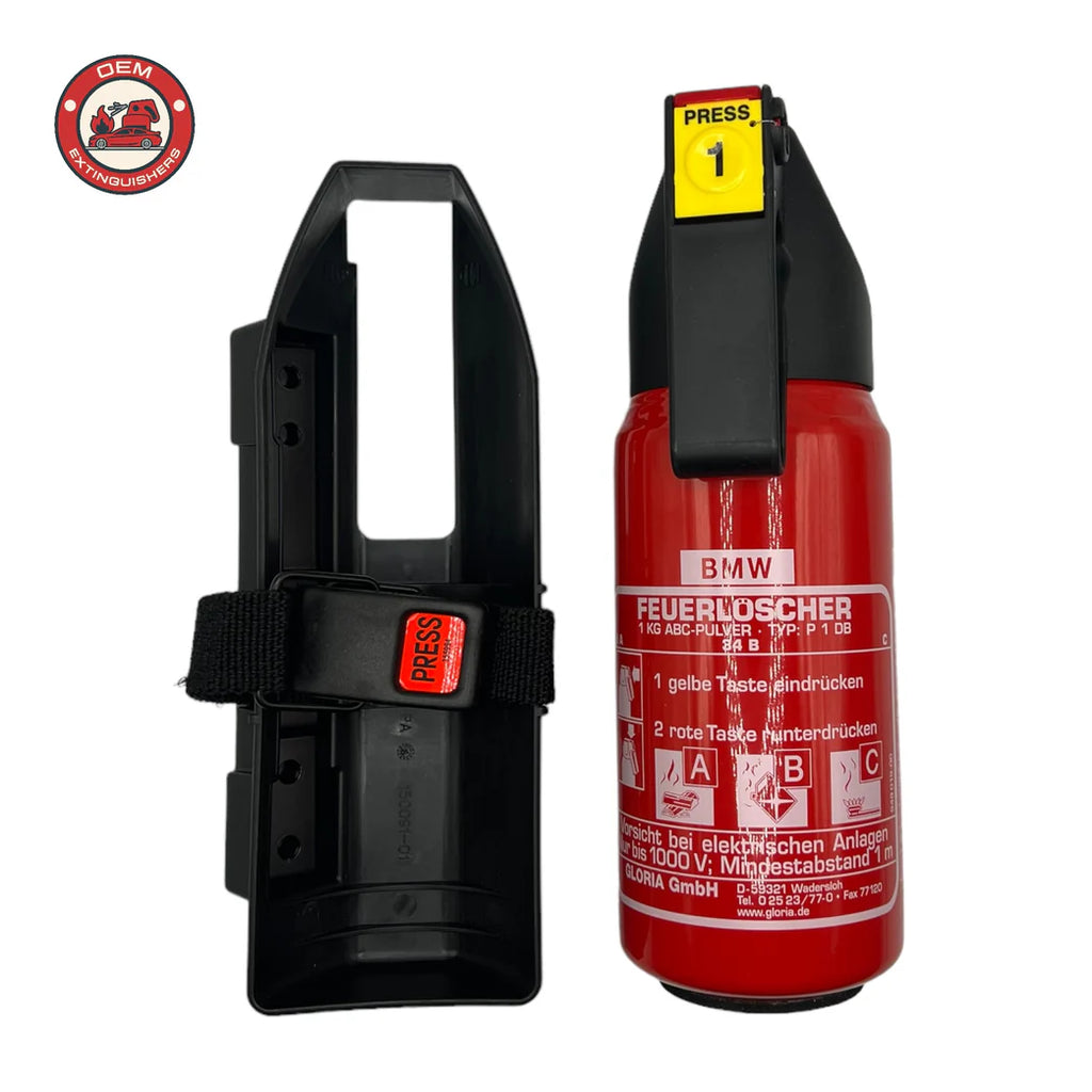 OEMExtinguishers - Bare BMW Branded Fire Extinguisher - 1Kg