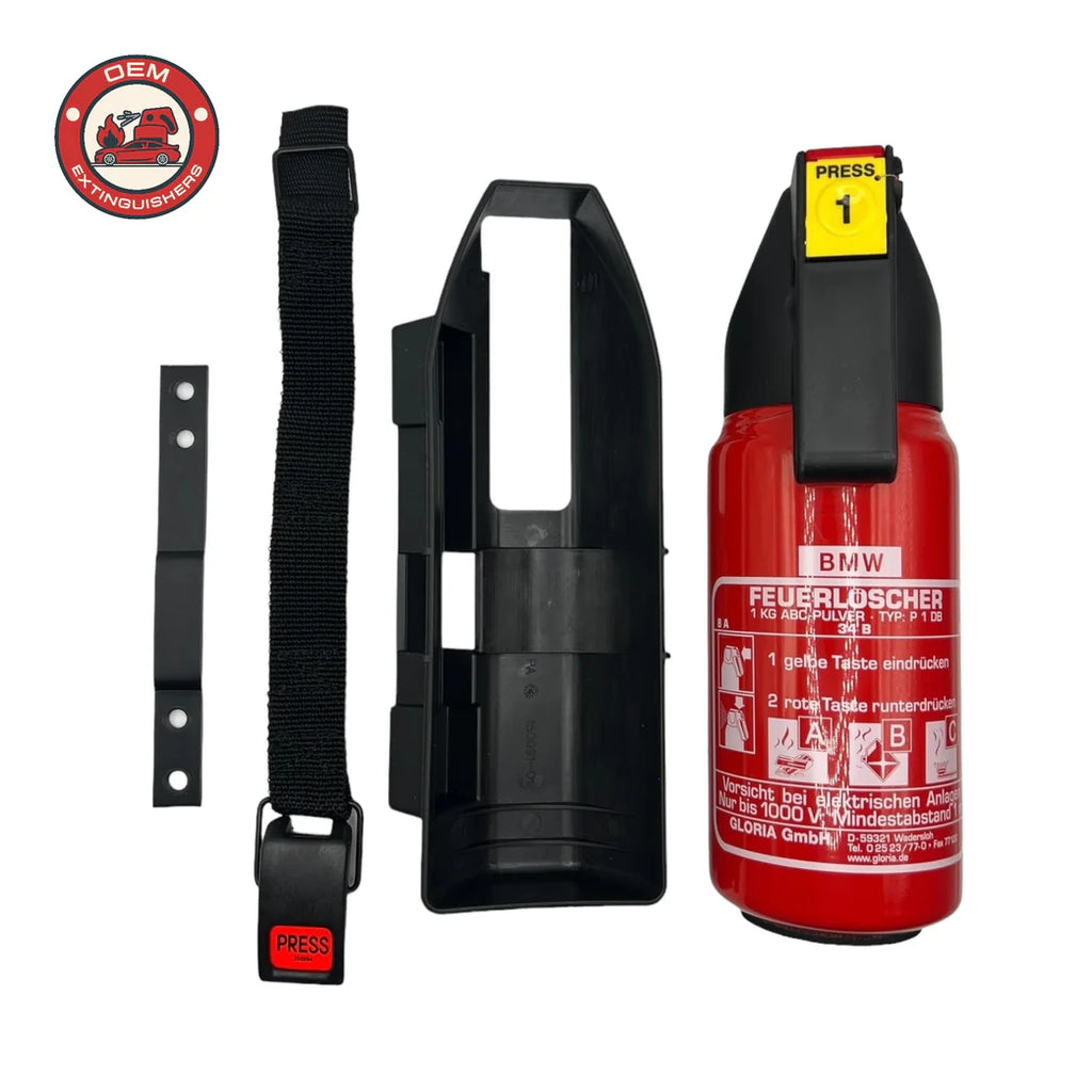 OEMExtinguishers - Bare BMW Branded Fire Extinguisher - 1Kg