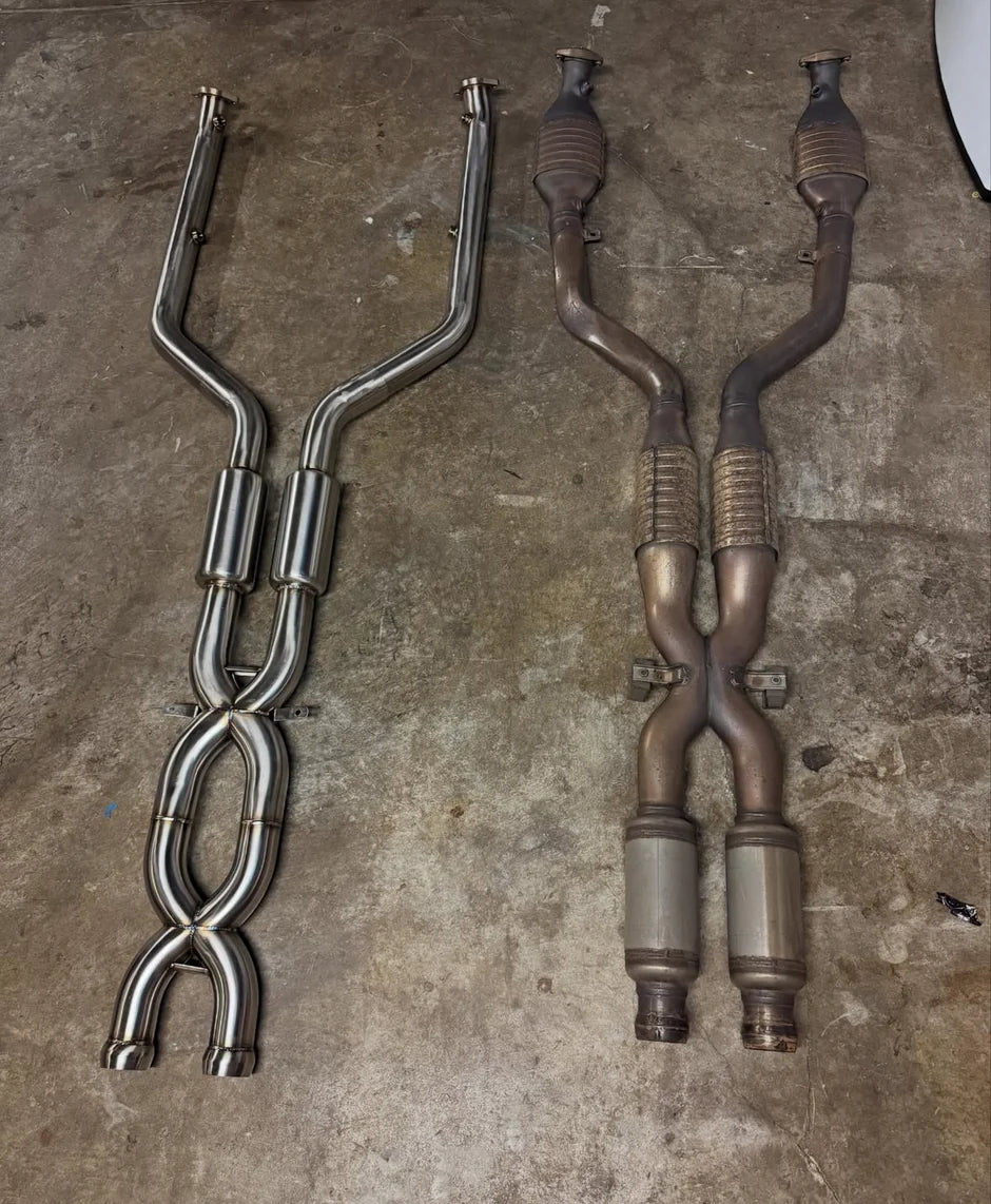 IRL - Stainless Double X-Pipe - BMW E9X M3