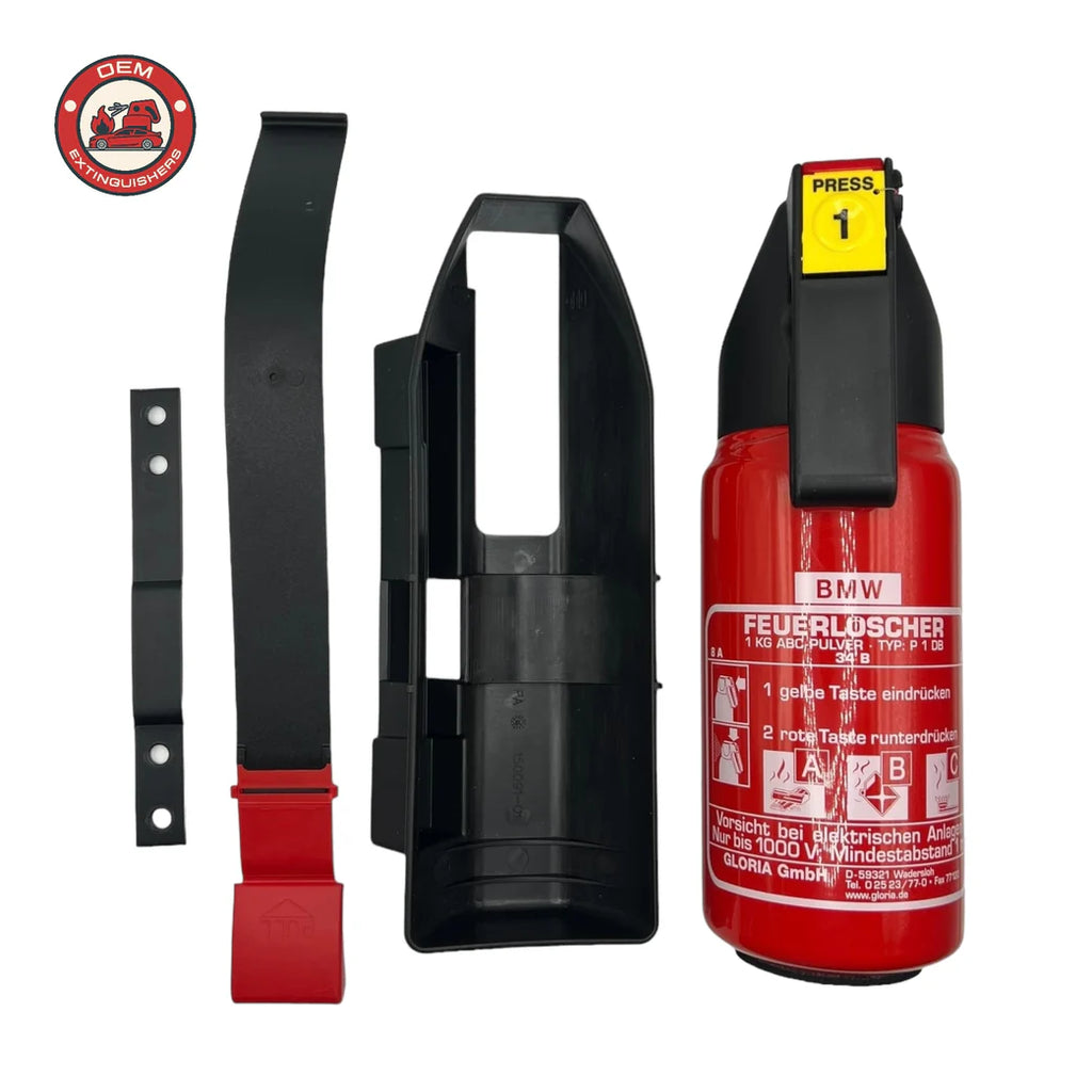 OEMExtinguishers - Bare BMW Branded Fire Extinguisher - 1Kg