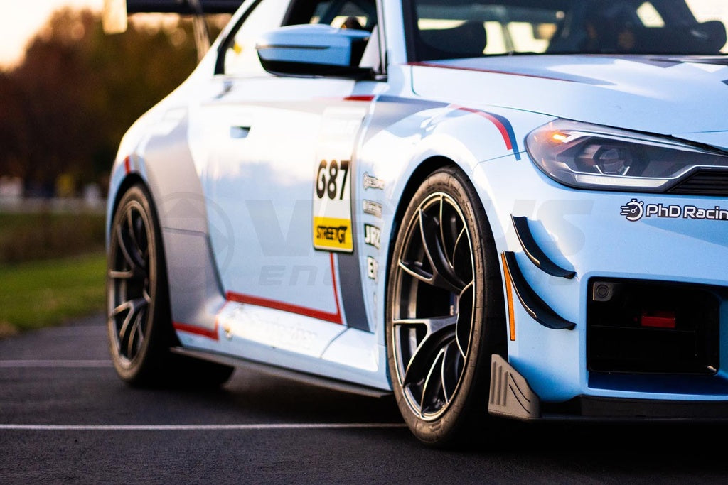 Verus Engineering - Front Splitter Endplates - BMW G87 M2