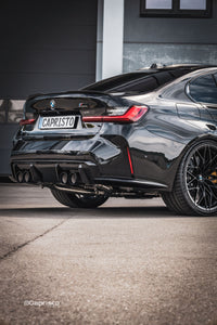 Capristo - Valved Catback Exhaust with Wicrom Tips (OE Actuators) - BMW G8X M3/M4