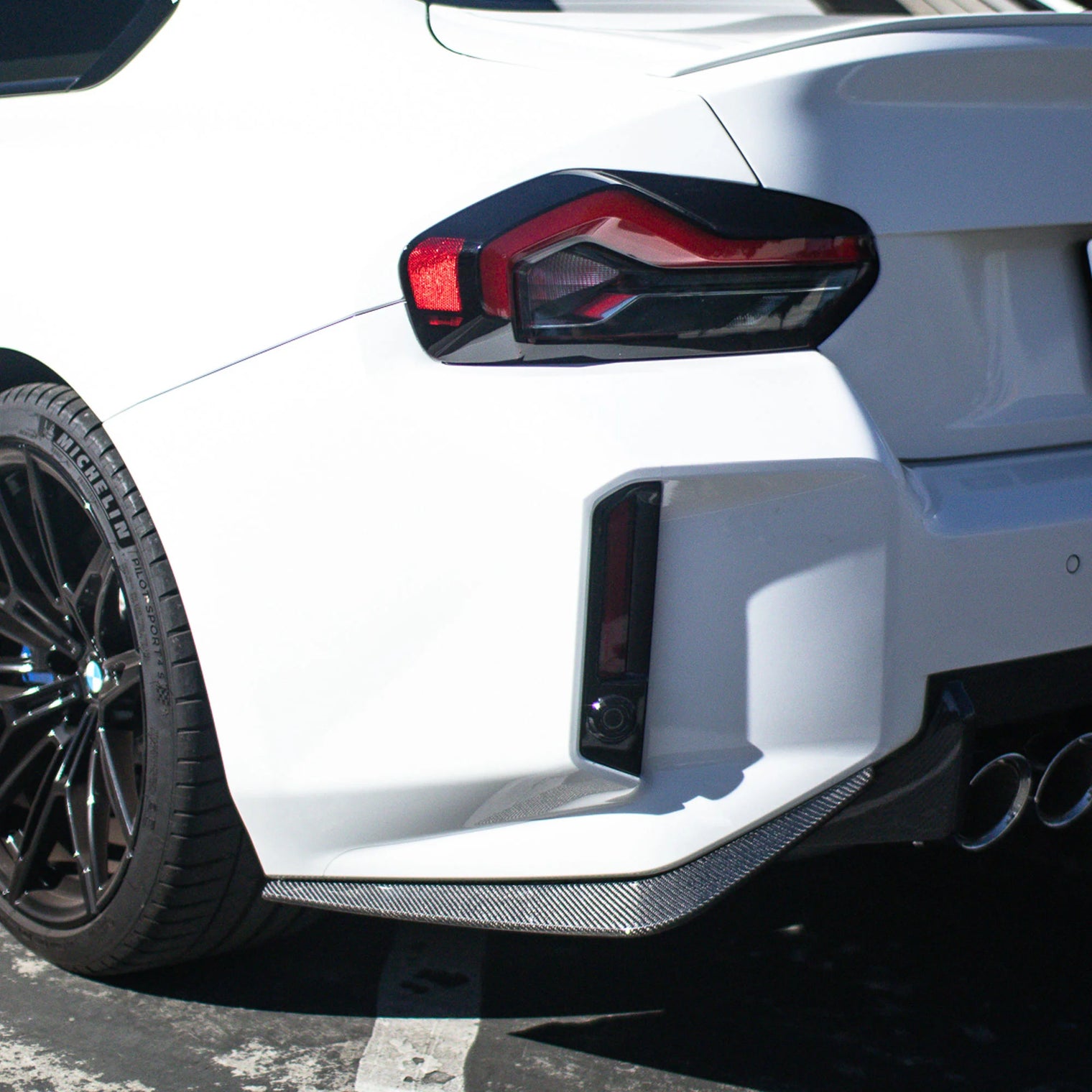 Suvneer Motorsports - Carbon Rear Bumper Splitters - BMW G87 M2