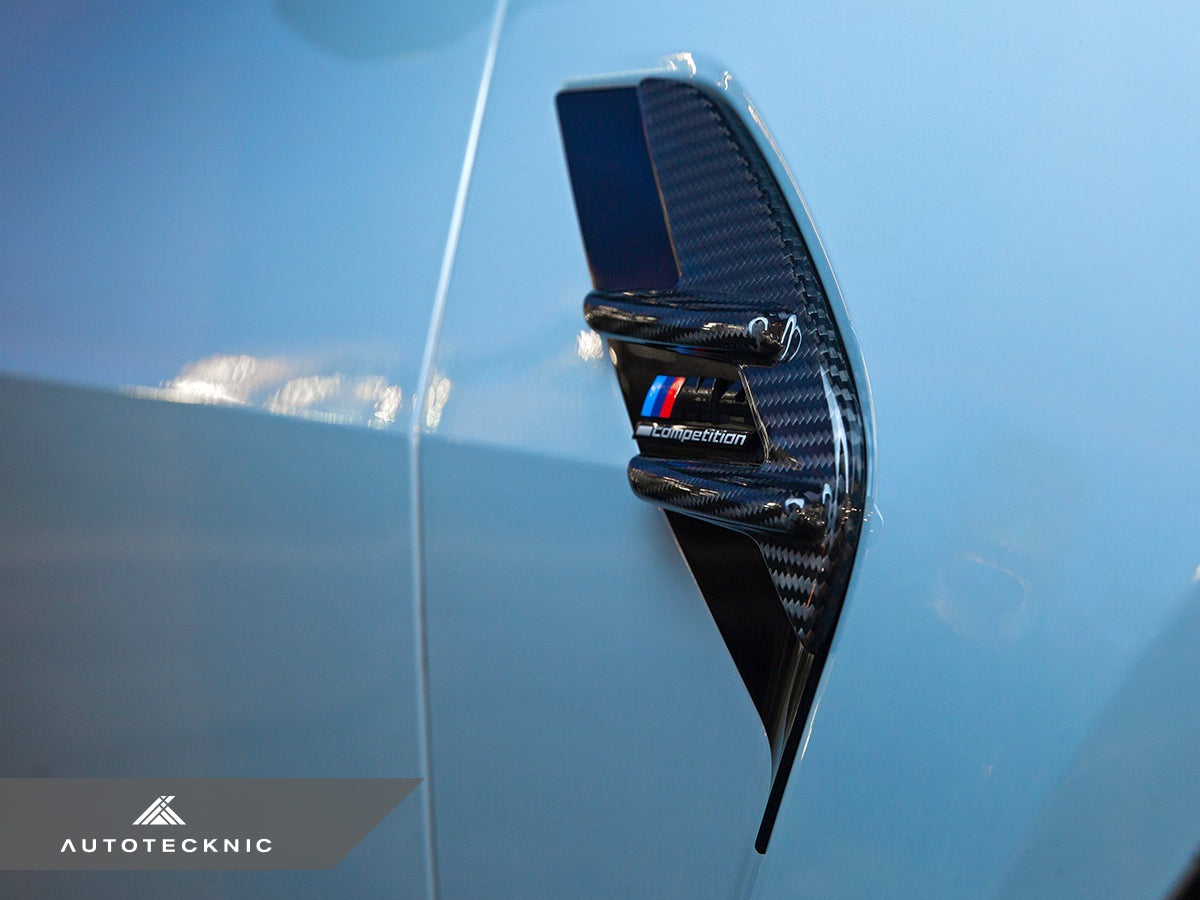 AutoTecknic - Dry Carbon Fiber Fender Trim Set - BMW G8X M3/M4