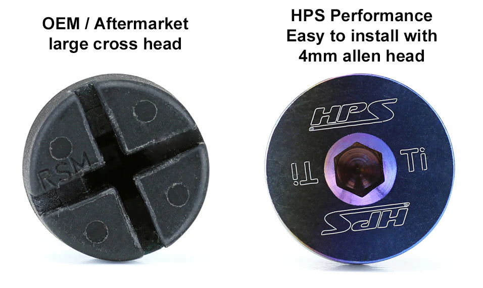 HPS Performance - Titanium Coolant Bleed Screw - Toyota A90 Supra