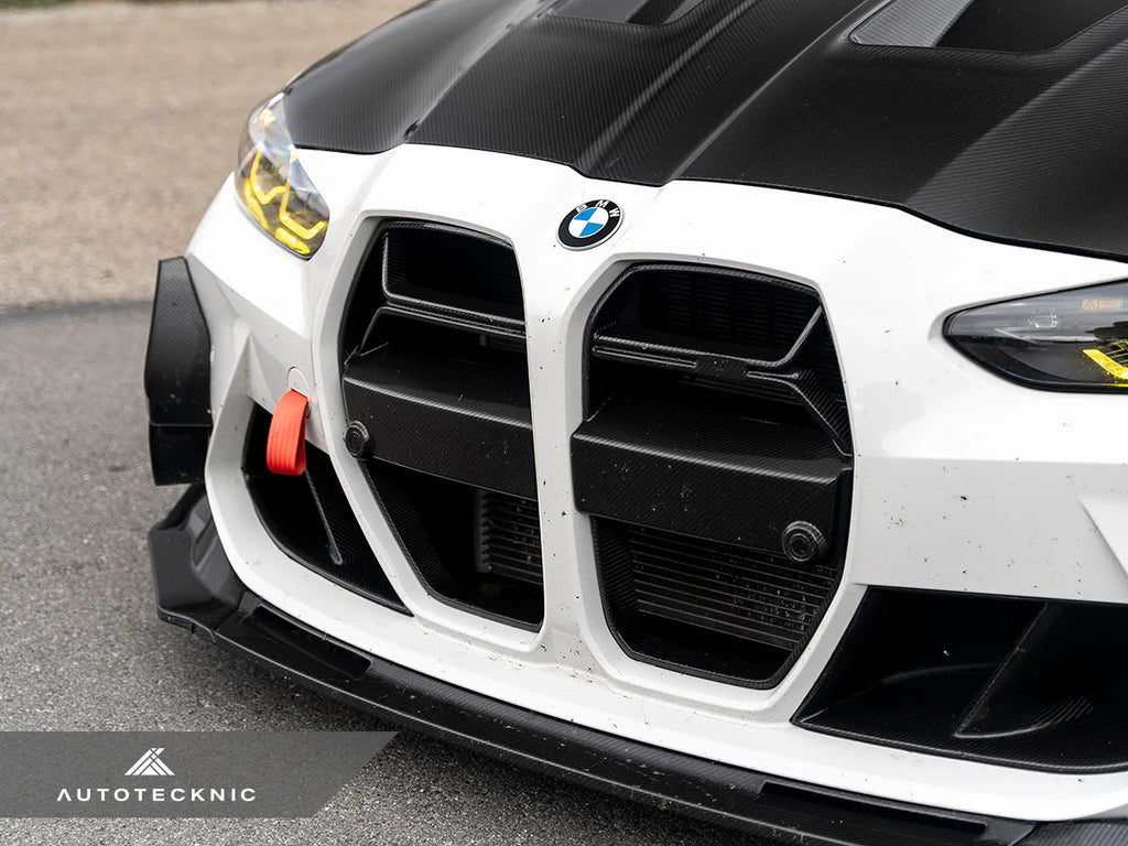 Autotecknic - GT4 Dry Carbon Bumper Canard Set - BMW G8X M3/M4