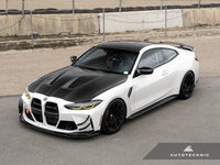 Autotecknic - GT4 Dry Carbon Bumper Canard Set - BMW G8X M3/M4