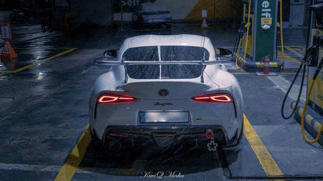 ADRO - Premium Prepreg AT-R2 Carbon Fiber Swan Neck Wing (95T) - Toyota GR Supra