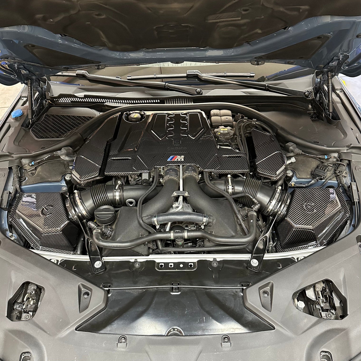 Carbon Fiber Complete Engine Bay Bundle | BMW F9X M5/M8