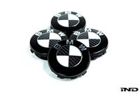 iND carbon floating wheel center cap set 72 6mm - iND Distribution