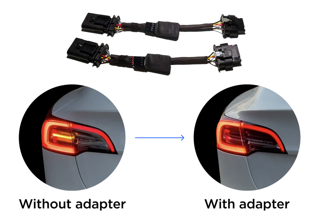 Teslogic - Taillight Adapters - Tesla Model 3/Model Y