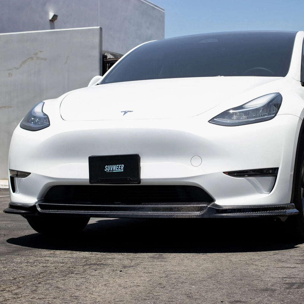 Suvneer Motorsports - Carbon Fiber Front Lip - Tesla Model Y