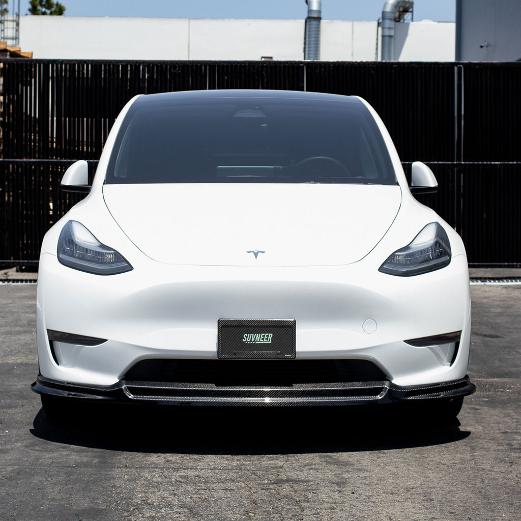 Suvneer Motorsports - Carbon Fiber Front Lip - Tesla Model Y