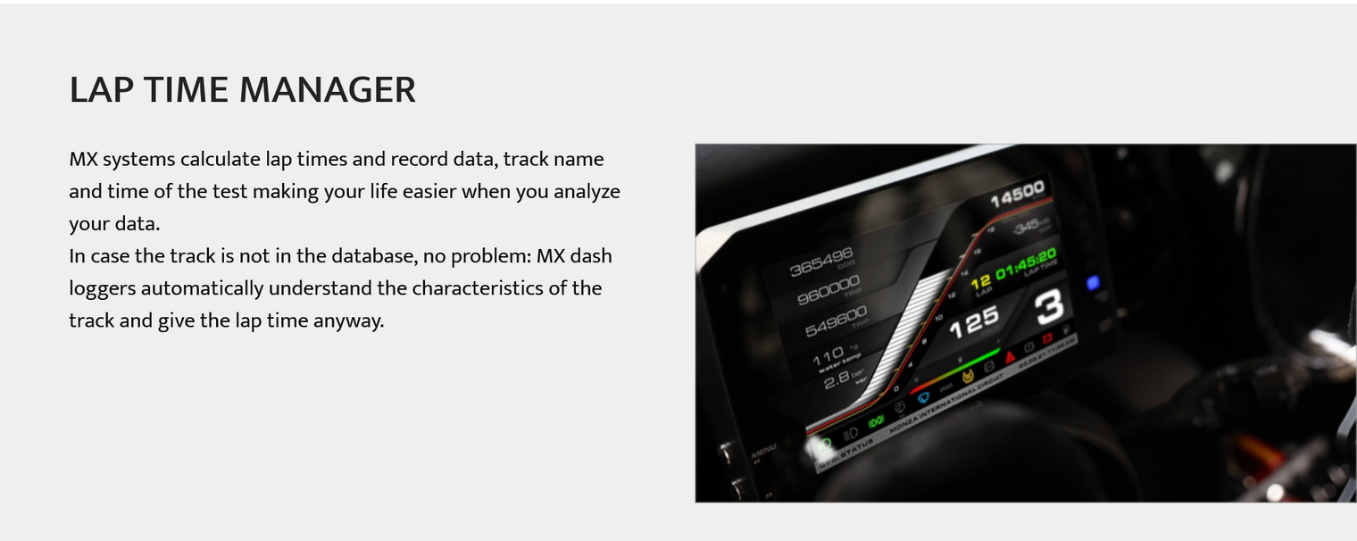 AIM - MXT 1.3 TFT Dash Logger (10.0")