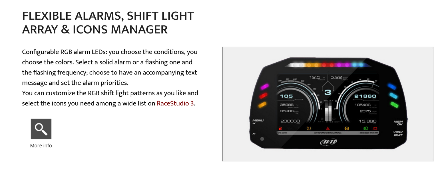 AIM - MXT 1.3 TFT Dash Logger (10.0")