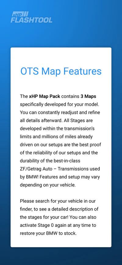 xHP - Performance Transmission Flash License/Map Package - Toyota A90 Supra