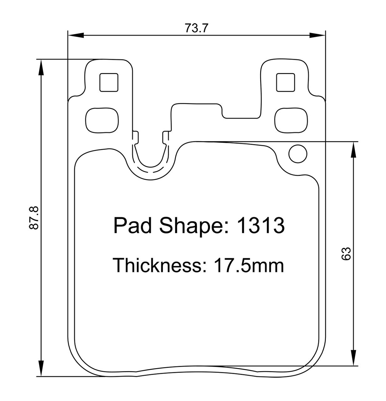 Paragon Performance - PBP1548/PBP1313 Front/Rear Brake Pads - BMW F8X M2/M3/M4