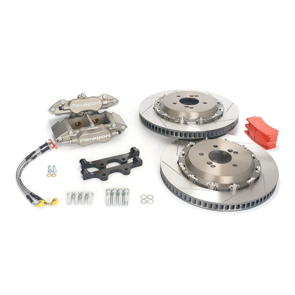 Paragon Performance - PA025 4-Piston Rear Track Performance Big Brake Kit - BMW E46 M3