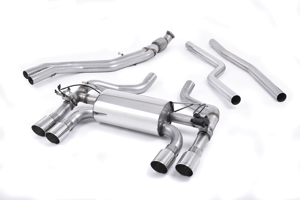 Milltek -  Hollowtek Twin Valved Catback Exhaust System - BMW F87 M2 Competition