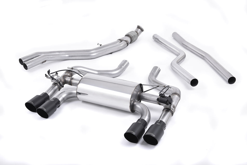 Milltek -  Hollowtek Twin Valved Catback Exhaust System - BMW F87 M2 Competition