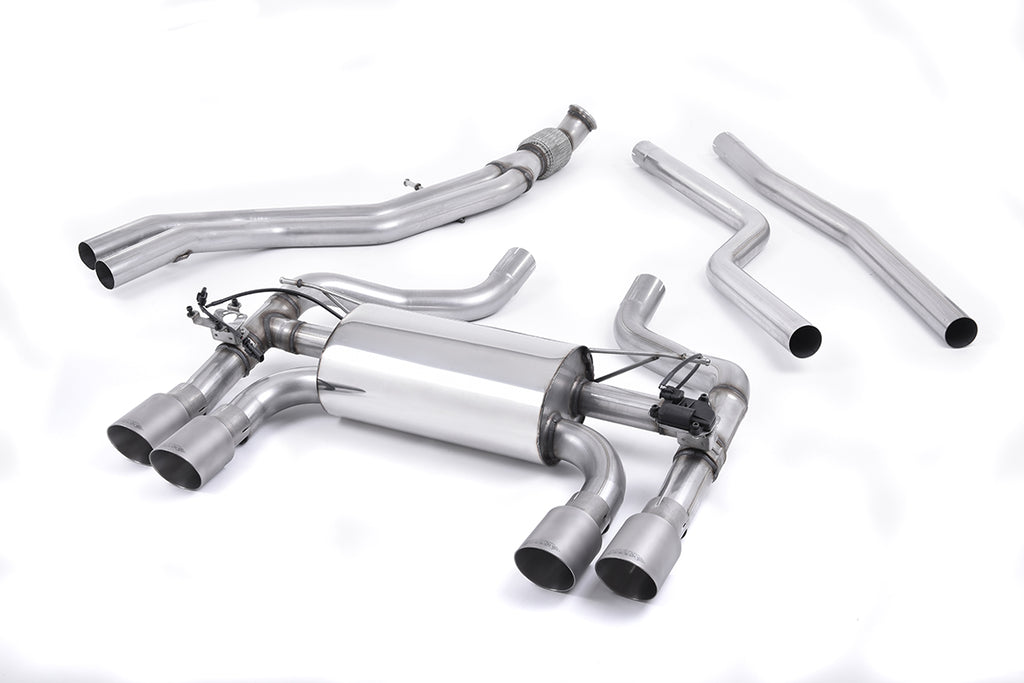 Milltek -  Hollowtek Twin Valved Catback Exhaust System - BMW F87 M2