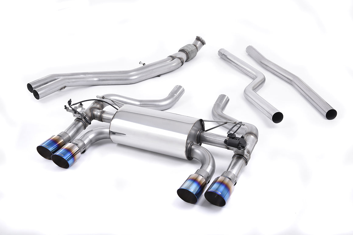 Milltek -  Hollowtek Twin Valved Catback Exhaust System - BMW F87 M2 Competition