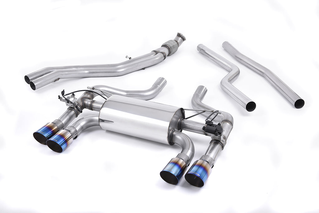 Milltek -  Hollowtek Twin Valved Catback Exhaust System - BMW F87 M2