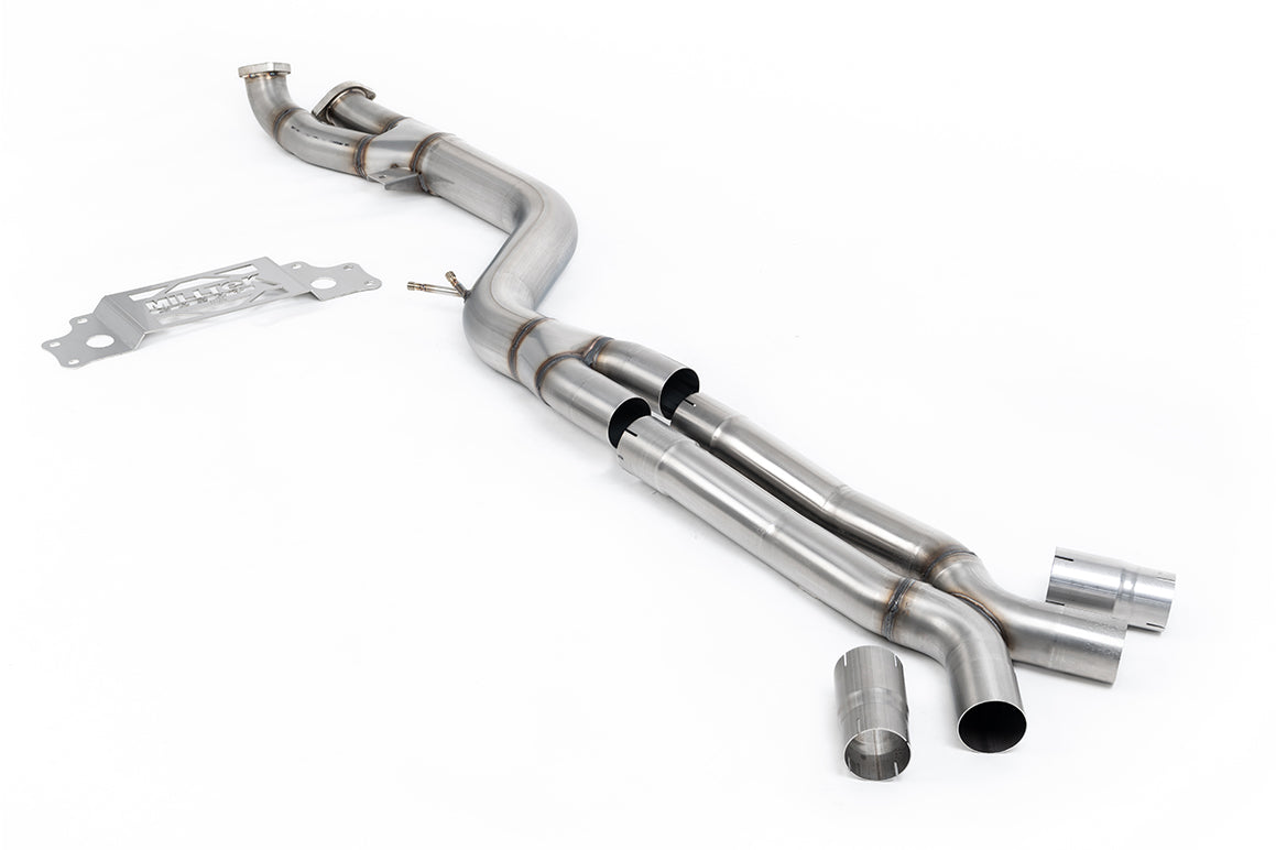 Milltek - 102mm Single Non-Resonated Midpipe (X-Pipe) - BMW G87 M2