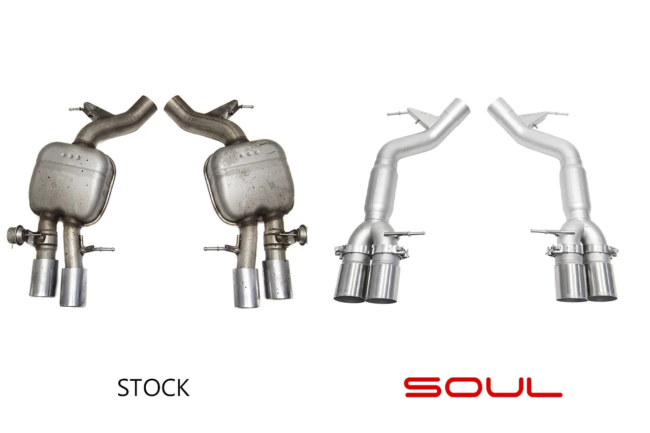 Soul Performance - Resonated Muffler Bypass Exhaust - BMW F10 M5