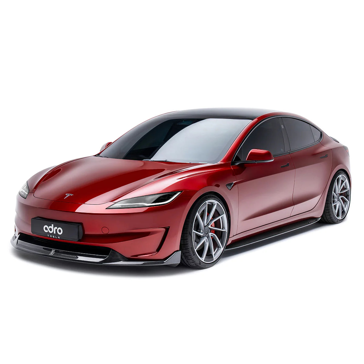 ADRO - Premium Prepreg Carbon Fiber Side Skirts - Tesla Model 3 Highland Performance