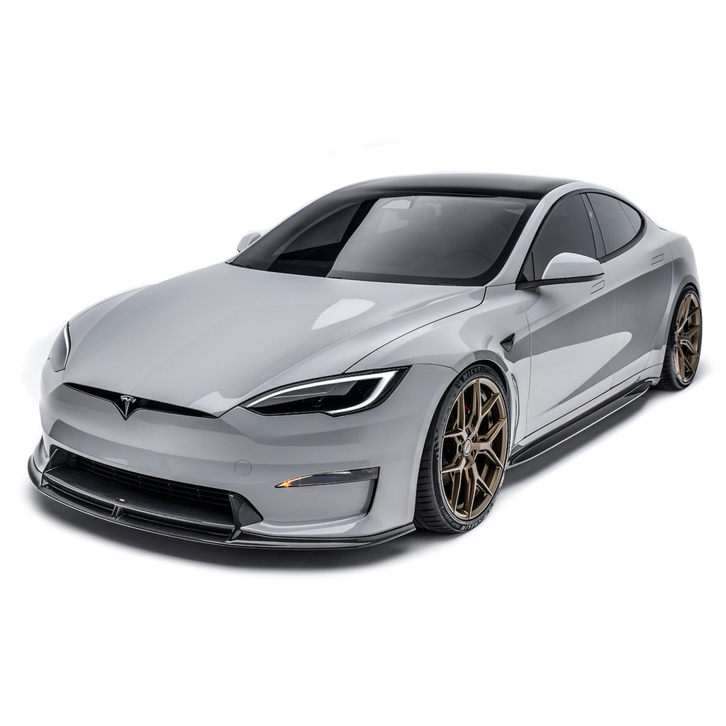 ADRO - Carbon Fiber Front Lip - Tesla Model S