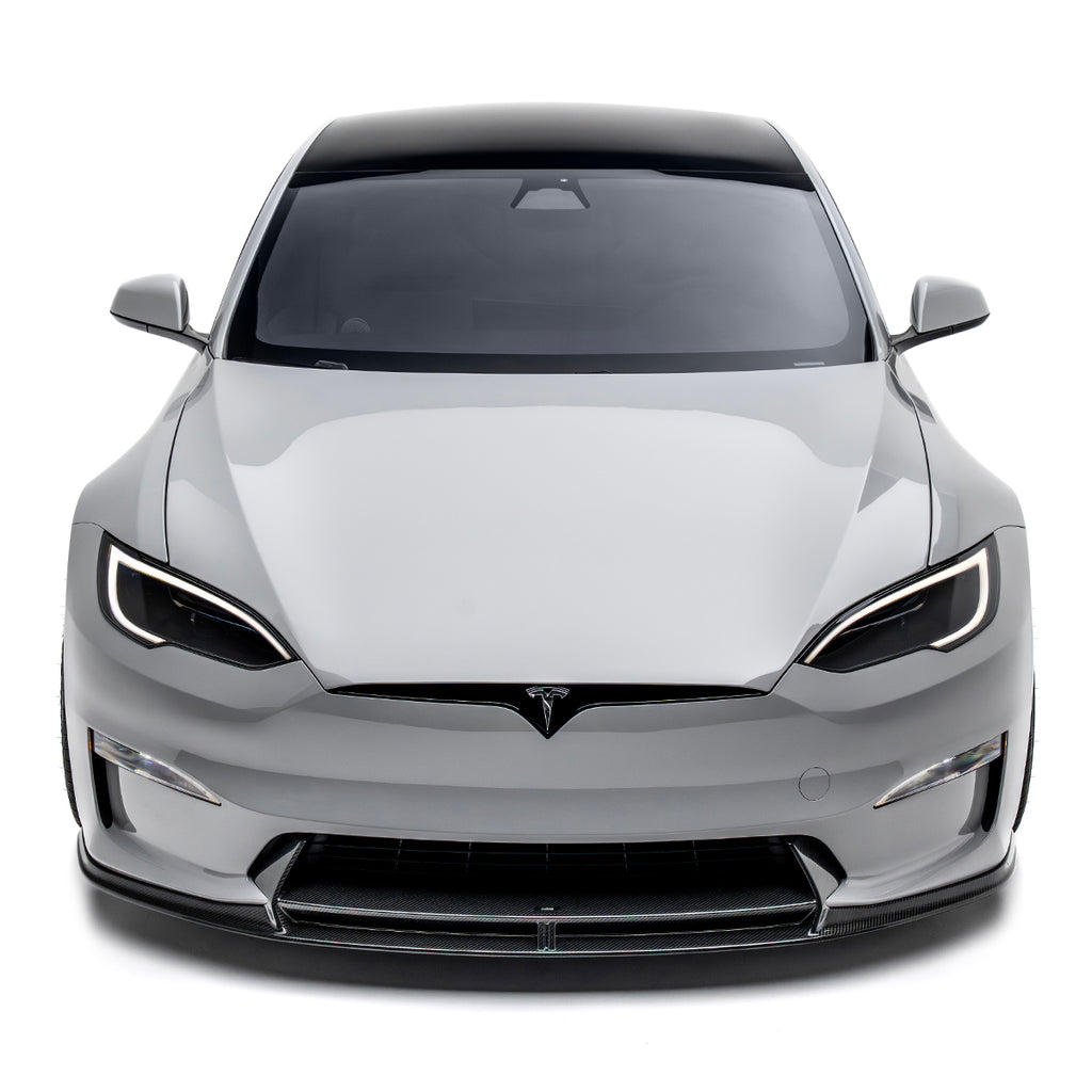 ADRO - Carbon Fiber Front Lip - Tesla Model S