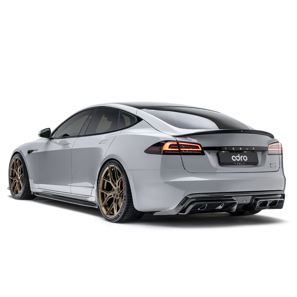 ADRO - Carbon Fiber Side Skirts - Tesla Model S