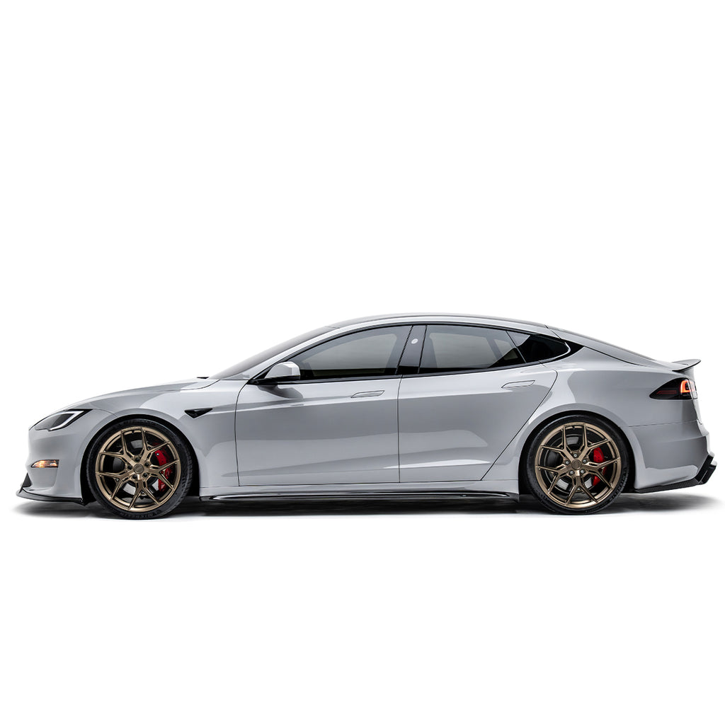 ADRO - Carbon Fiber Side Skirts - Tesla Model S