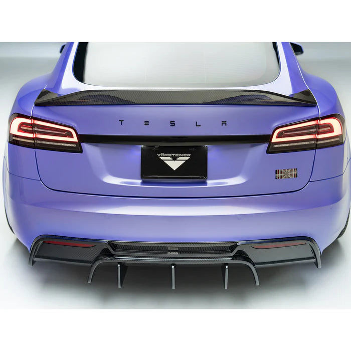 Vorsteiner - VRS Carbon Fiber Aero Decklid Spoiler - Tesla Model S Plaid