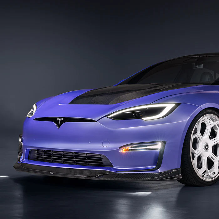 Vorsteiner - VRS Carbon Fiber Aero Front Spoiler - Tesla Model S Plaid