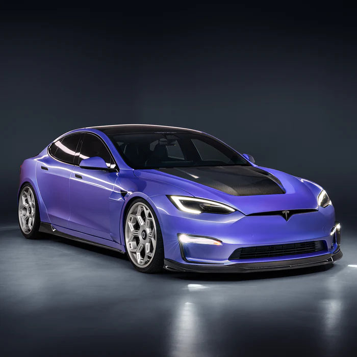 Vorsteiner - VRS Carbon Fiber Aero Front Spoiler - Tesla Model S Plaid