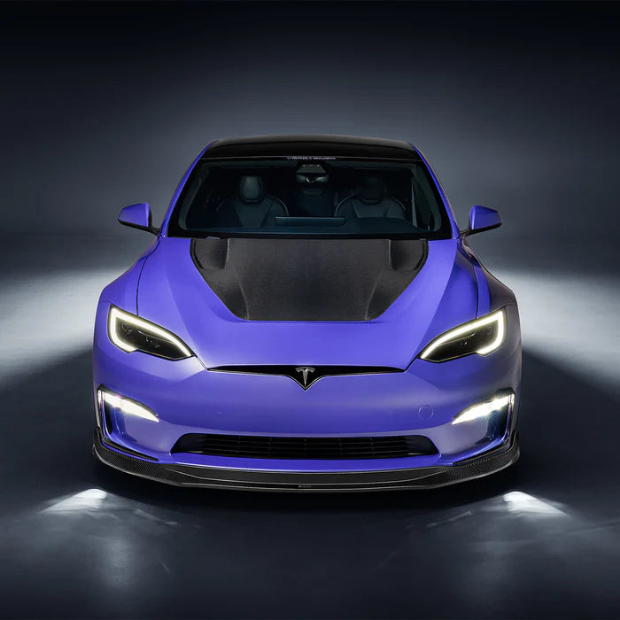 Vorsteiner - VRS Carbon Fiber Aero Front Spoiler - Tesla Model S Plaid
