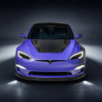 Vorsteiner - VRS Carbon Fiber Aero Front Spoiler - Tesla Model S Plaid