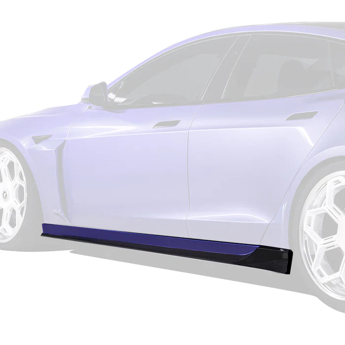 Vorsteiner - VRS Carbon Fiber Side Skirts - Tesla Model S Plaid
